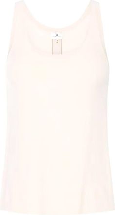Elisabetta Franchi Top met knopen aan de achterkant - Beige