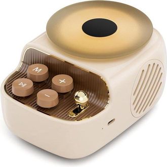 OEM Altavoz Bluetooth Vintage 3 En 1: Con Bandeja De Aromas, Ideal Para Decorar El Hogar Y La Oficina (beige)