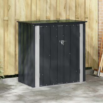 vidaXL Vidaxl Scatola Di Stoccaggio Per Giardino Nero 101,5 X 57 X 100,5