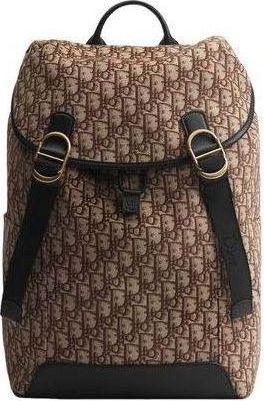 Dior 26 Jett Backpack with Flap Brown 1DBBA259YUS-H45E