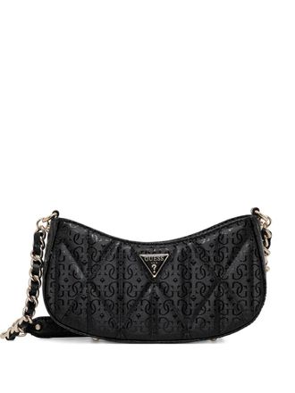 Guess Co mini Aldina 4G shoulder bag - Black