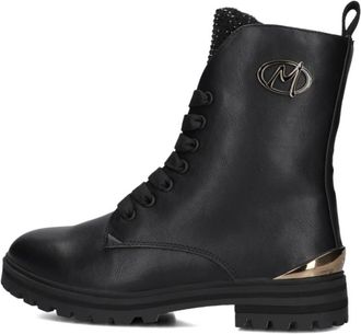 Mexx Zwarte Veterschoenen voor Vrouwen - Dames - Veterlaarzen - Zwart - 37 EU - Schoenen