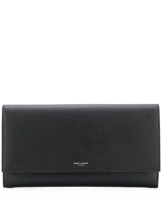 Saint Laurent logo travel briefcase - men - Leather - One Size - Black