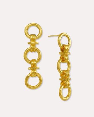 Ottoman Hands Zehra Chain Drop Stud Earrings in Gold at Nordstrom