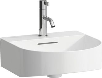 Laufen Laufen - Pila De Enjuague Manual Con Sonar De Funcionamiento, 1 Agujero