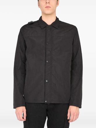 Mastrum Giacca-camicia con applicazione - Nero