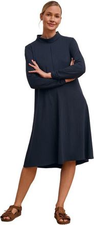 Celtic & Co. Roll Neck Jersey Dress in Navy at Nordstrom, Size 10