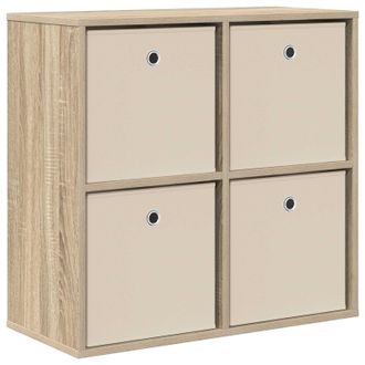 vidaXL Aparador Con Caj&oacute;n Roble Sonoma 68,5 X 32 X 67 Cm Vidaxl