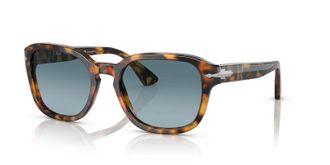 Persol Polarized Blue Square Unisex Sunglasses PO3305S 1052S3 54