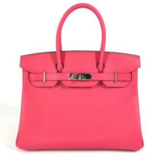 Herm&egrave;s Birkin Pink Epsom Leather Handbag Tote Bag (Pre-Owned)
