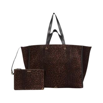 Jerome Dreyfuss Tote Bags, female, Brown, Size: ONE SIZE L&eacute;on L Tote