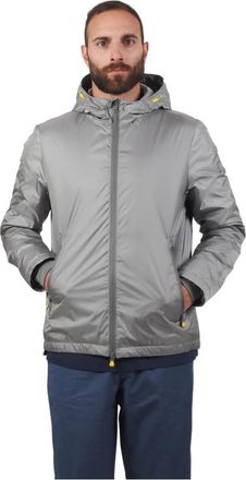 People of Shibuya Licht Gewatteerde Zomer Outdoor Jas met Capuchon - Heren - Winterjassen - Grijs - 3XL - Jassen