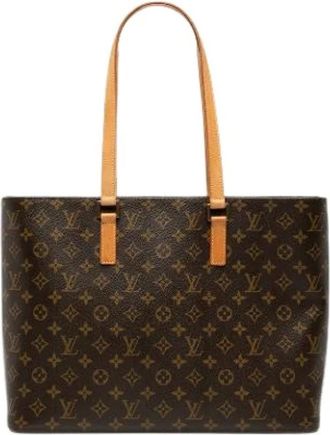 Louis Vuitton Pre-owned Tote Bags, female, Brown, Size: ONE SIZE Pre-owned The Luco Tote Bag