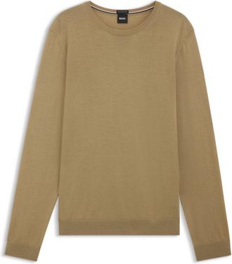 BOSS Merino-wool sweater in a slim fit