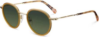 Etnia Barcelona Gouden Sferische Gepolariseerde Zonnebril - unisex - Zonnebrillen - Geel - ONE Size - Accessoires