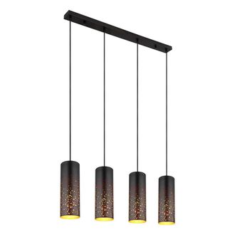 Globo Lighting L&aacute;mpara Colgante - Crocky - Negro - Metal - Gran L&aacute;mpara - Globo