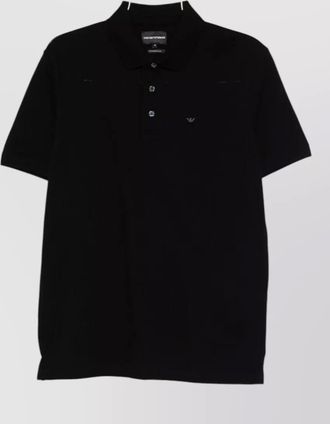 Emporio Armani cotton short-sleeve polo shirt