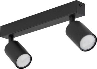 Luminosa Light Designs TK Nex Foco de techo doble negro 2xGU10