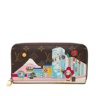 Louis Vuitton Brown Monogram Multi-Color Monogram Long Wallet (Bi-Fold) (Pre-Owned)