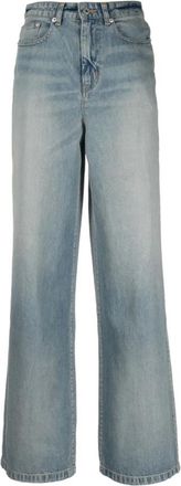 Kenzo Wijde Jeans - Dames - Loose Fit Jeans - Blauw - W28 - Katoen - Jeans