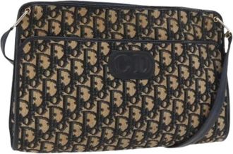 Dior Pre-owned Trotter Canvas Schoudertas - Dames - Vintage Schoudertas - Veelkleurig - ONE Size - Leer - Vintage