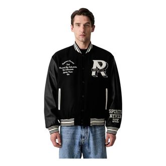 Represent Represent - Owners Club Varsity Jacket - Heren - Jassen - Zwart - Maat: L Wol