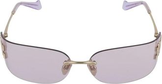 Miu Miu Accessoires, Dames, Geel, ONE Size, A51S Zonnebril