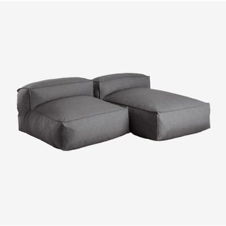 Sklum Divano modulare con chaise longue a 2 pezzi per giardino Dojans SKLUM