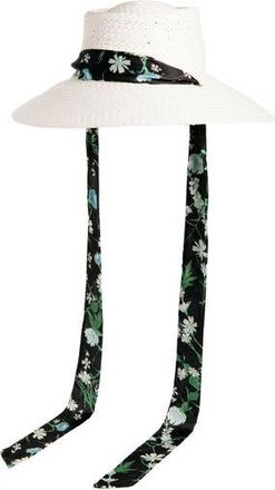 Karl Lagerfeld Cannes Sun Hat in Ivory at Nordstrom Rack