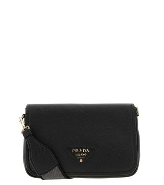 Prada Black Logo Small Shoulder Bag