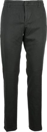 Dondup Grey Spiritissimo Modal-Cotton Blend Trousers