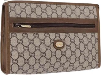 Gucci Pre-owned Vintage Clutch Bag - Dames - Vintage Clutch - Beige - ONE Size - Vintage