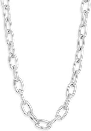 Leith Oval Link Chain Bracelet in Silver at Nordstrom Rack