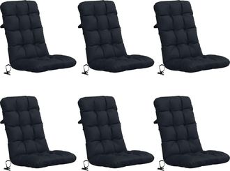 vidaXL Cojines Para Sillas De Respaldo Alto En 6 Piezas Vianen 6 Pcs Vidaxl