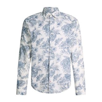 Joop Katoenen shirt met bloemenprint - Heren - Casual Overhemden - Veelkleurig - XL - Katoen - Overhemden