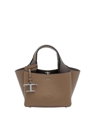 Tod's Tods cappuccino micro leather handbag