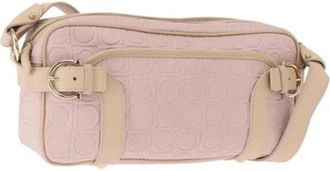 Ferragamo Pre-owned Leren Schoudertas - Dames - Vintage Schoudertas - Roze - ONE Size - Leer - Vintage