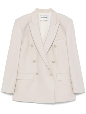 Iceberg Blazer met dubbele rij knopen - Beige