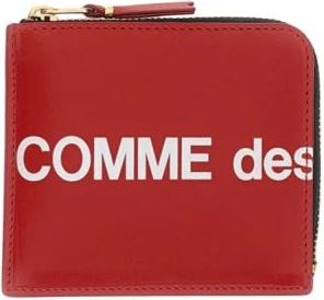 Comme Des Gar&ccedil;ons Accessoires, unisex, Rood, ONE Size, Leer, Zip Wallet