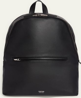 Tom Ford Mens Soft Leather Backpack