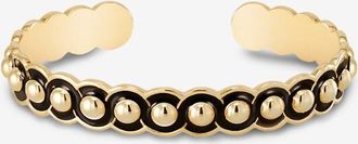 Bangle Up Offener Armreif aus vergoldetem Cloisonn&eacute;-Email