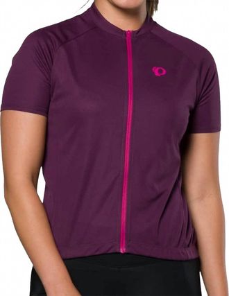Pearl Izumi Quest Short Sleeve Jersey - Plus In Dark Violet