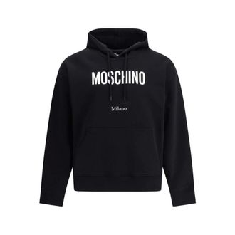 Moschino Hombre, Sudaderas, Negro, Talla: XL