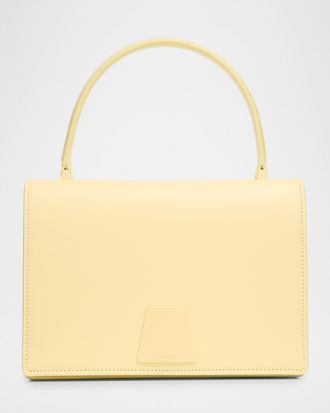 Akris Alice Small Leather Top-Handle Bag