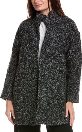 Eileen Fisher Eileen Fisher Petite Curly Alpaca & Wool-Blend Coat