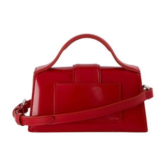 Jacquemus Womens Le Bambino - Jacquemus Leather Red Calfskin Bags Handbags-Purses