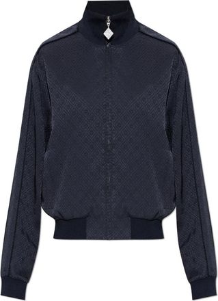 Casablanca Satin Bomberjack - Dames - Bomber jackets - Blauw - XS - Satijn - Jassen