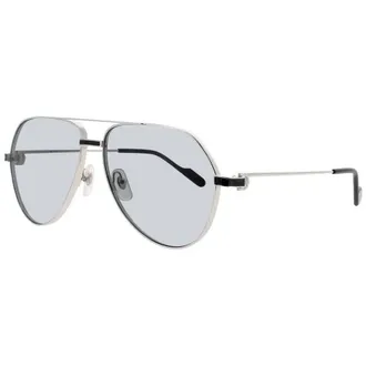 Cartier Mens Grey Rectangular Sunglasses CT0334S004