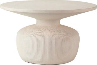 Adda Home Mesa Centro Piedra Blanca 78x78x46 Cm