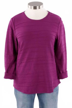 Habitat Womens Steady Stream Long Sleeve Shirt In Mulberry
